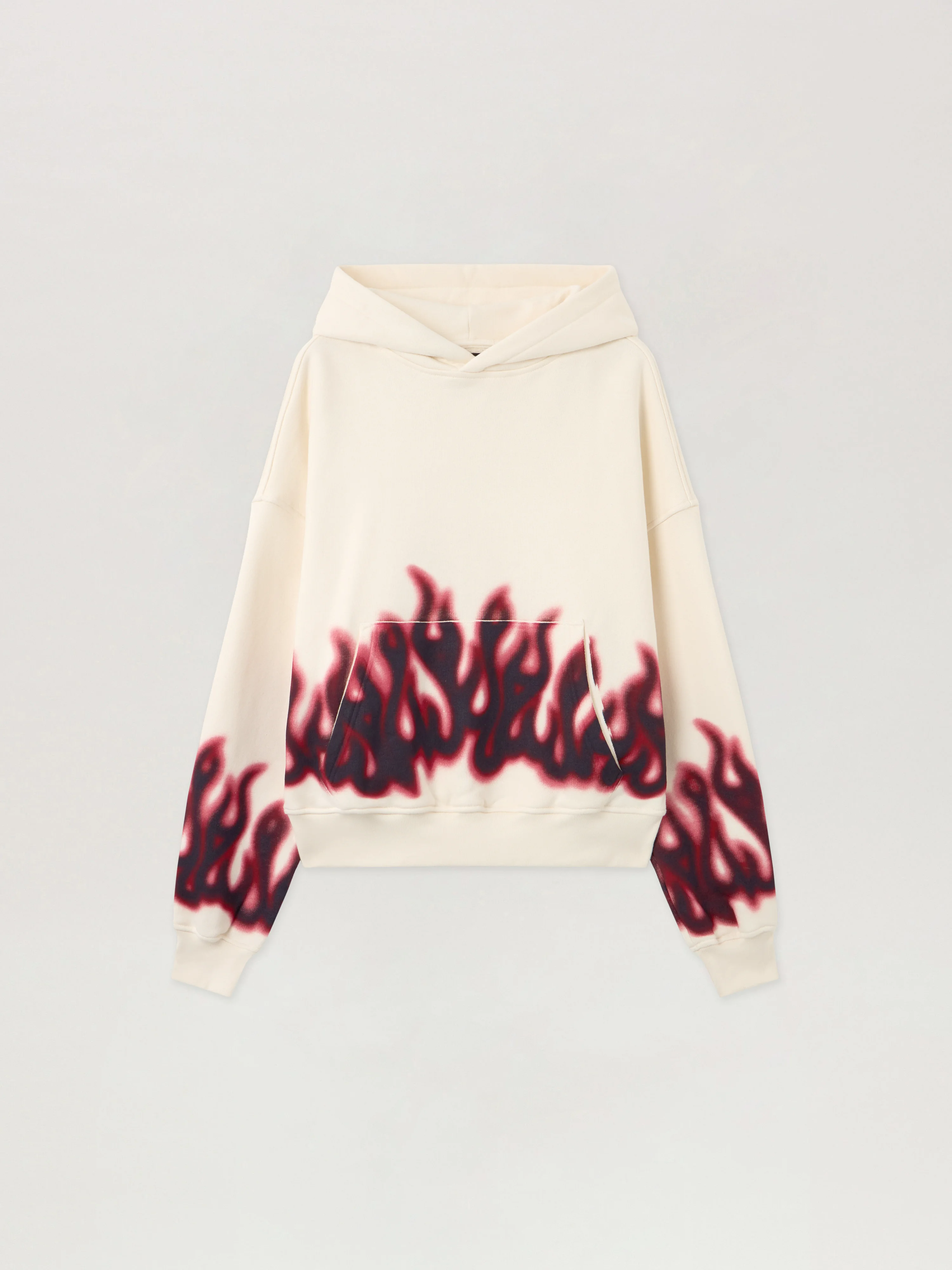Flames Loose Hoodie - 1
