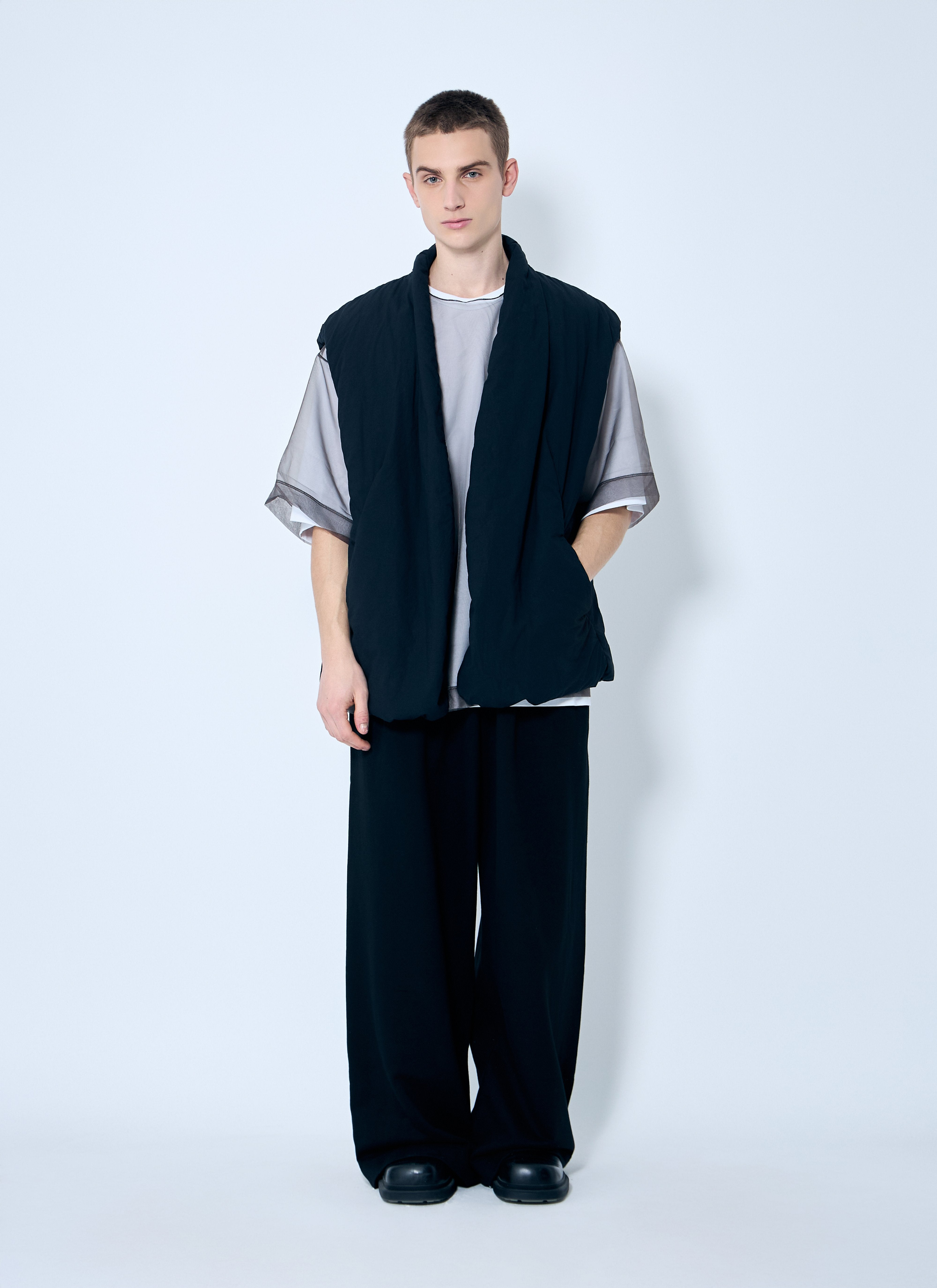 Dries Van Noten Men Padded Gaber Vest - 2