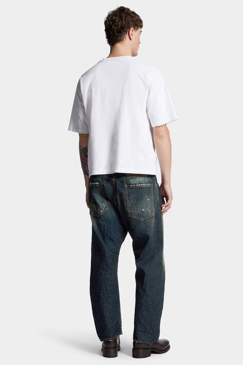 DARK DESERT DUST WASH KAWAII JEANS - 4