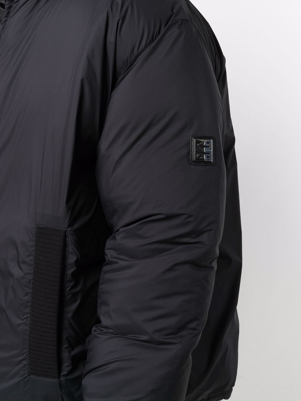 reversible 4G-patch puffer jacket - 5