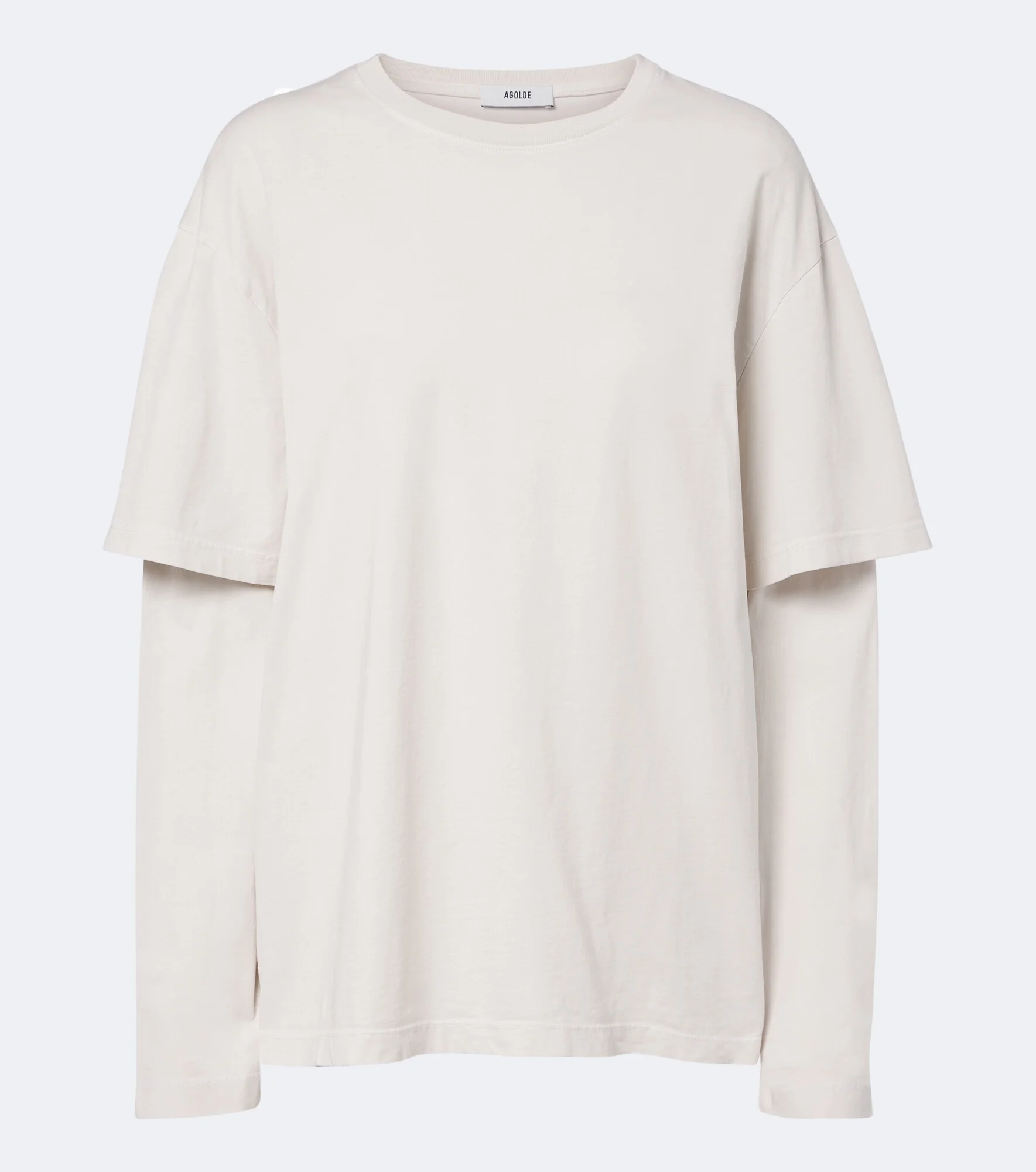 Lois layered cotton jersey T-shirt - 1