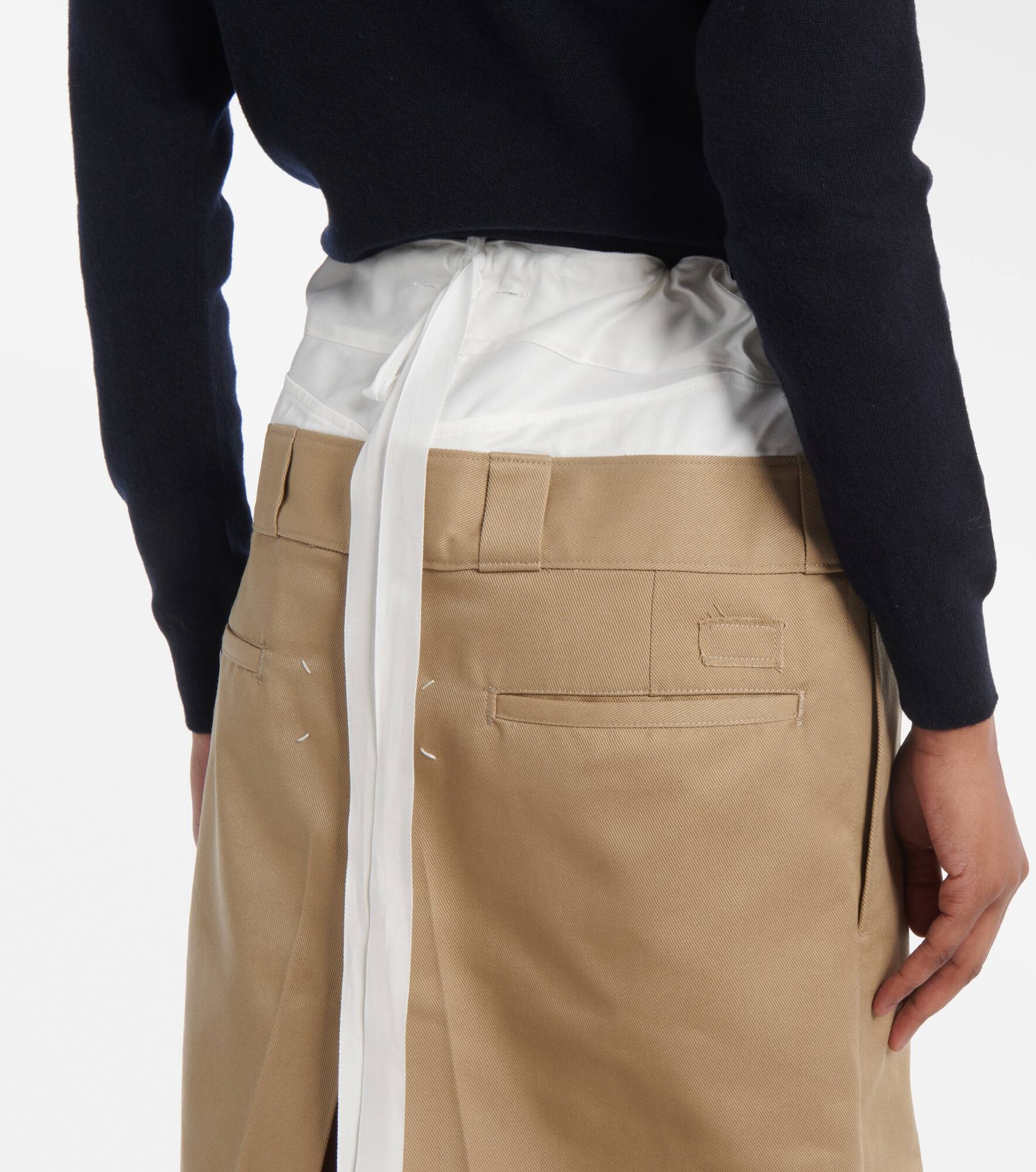 Trompe l'œil maxi skirt - 5