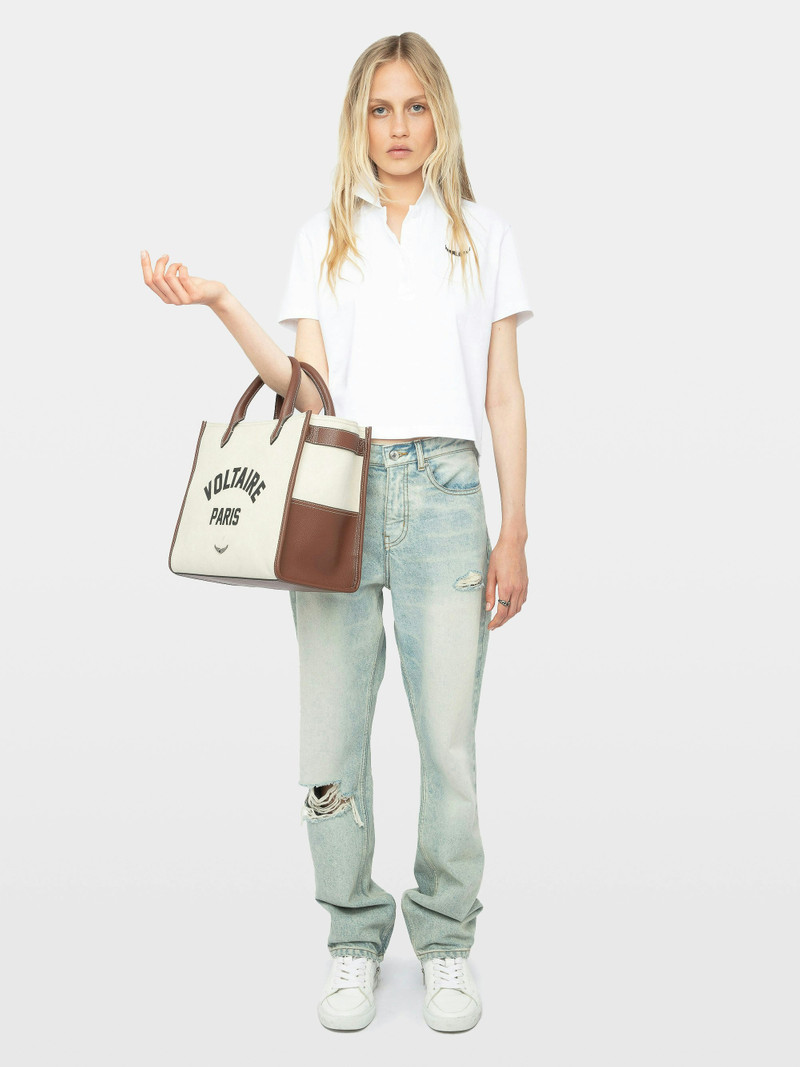 Zadig & Voltaire Mirta Cropped Polo Shirt outlook