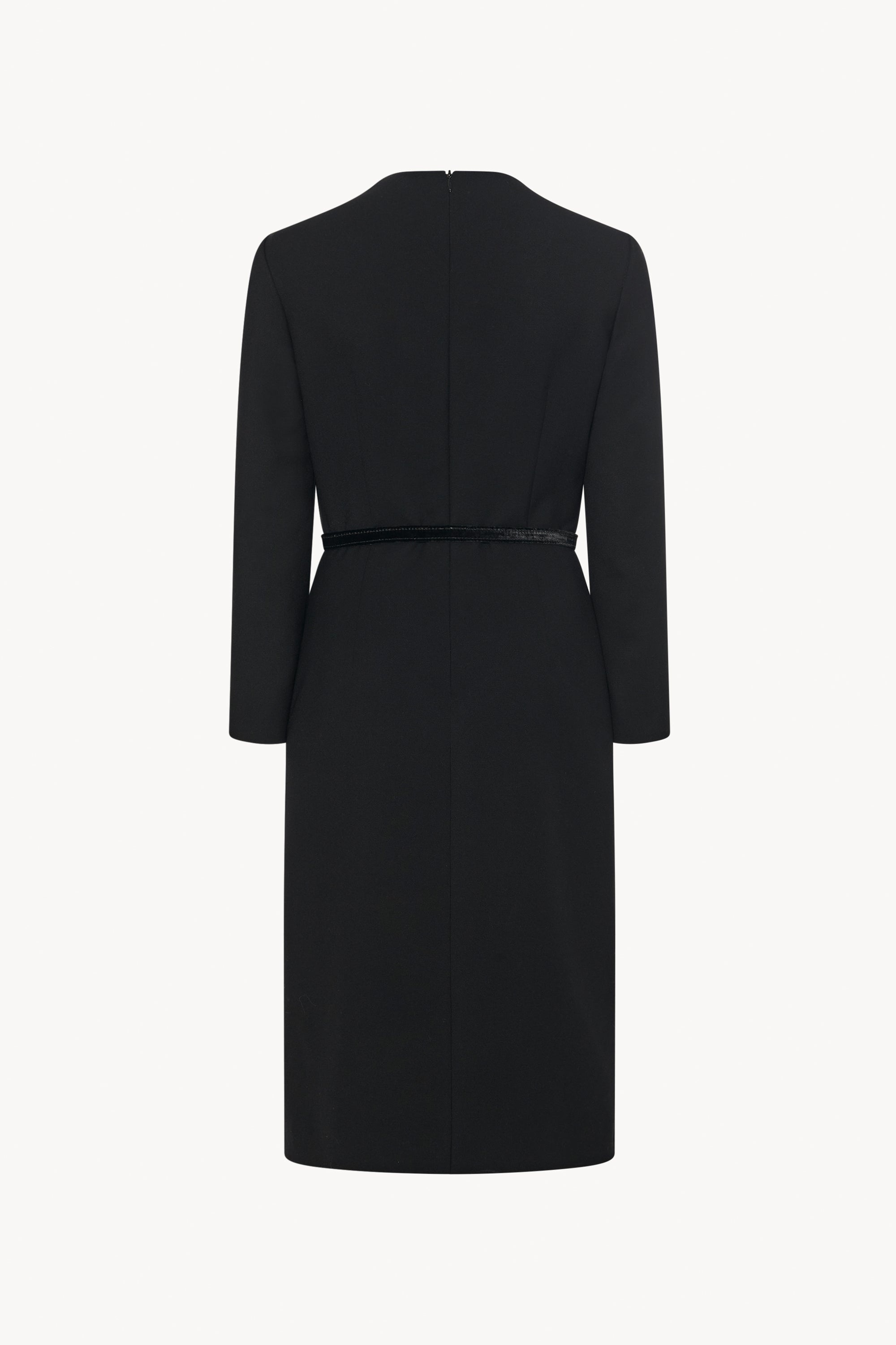 （New) The Row Angeline ドレス ストレッチウール The Row Angeline Dress in Wool | REVERSIBLE
