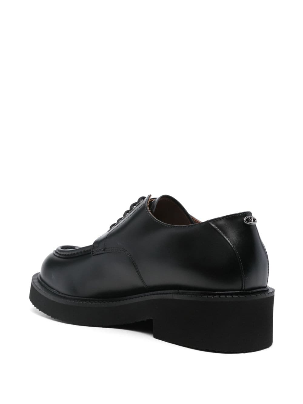 leather lace-up shoes - 3