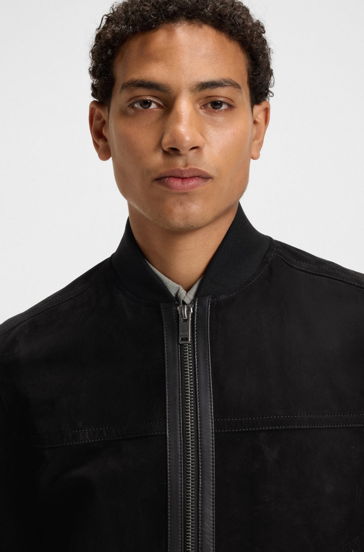 REGULAR-FIT JACKET IN SUEDE - 5