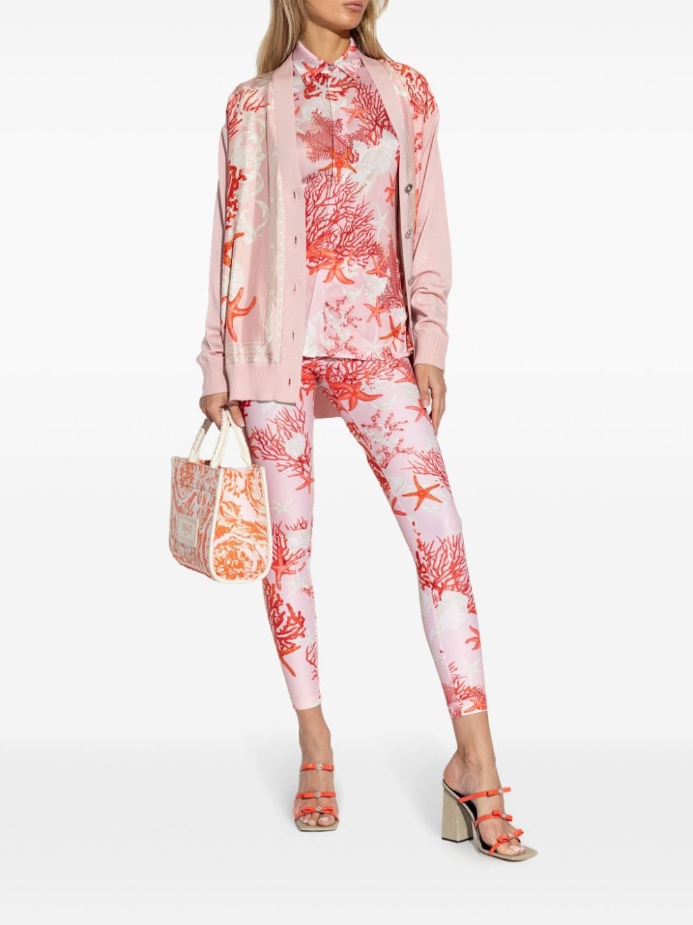 panelled V-neck cardigan - 2