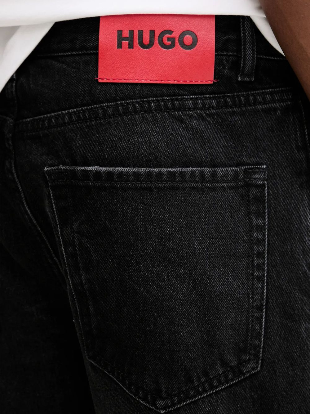 logo-patch cotton jeans - 4