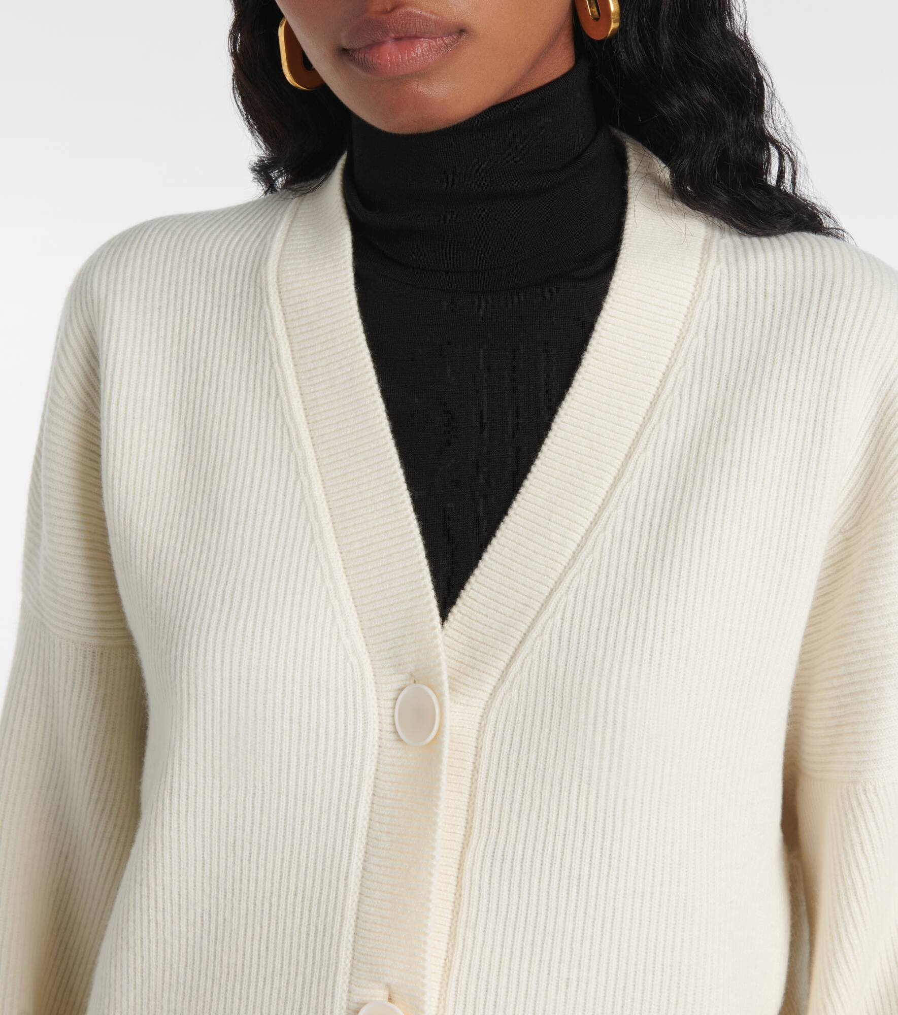 Cody wool and cashmere cardigan - 4