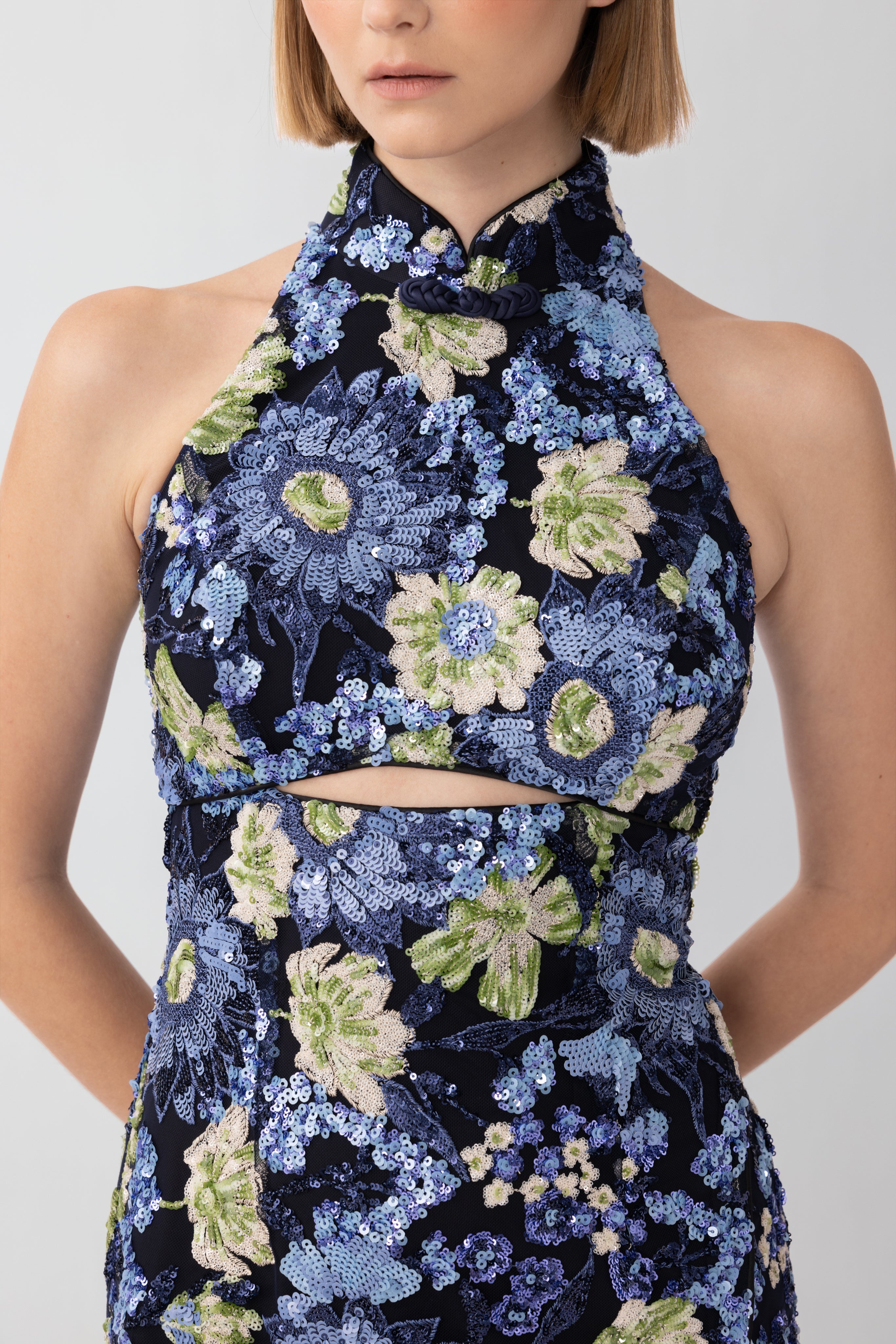 SOPHIE EMBELLISHED MINI DRESS - 4