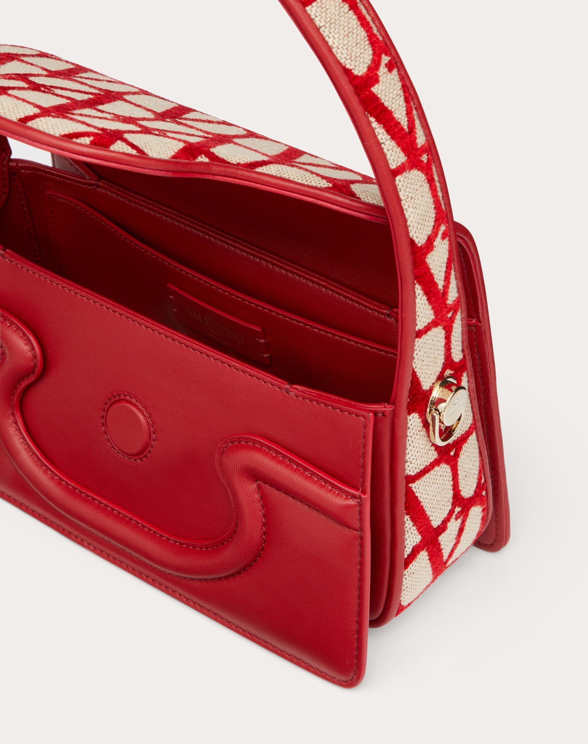 Valentino SMALL LA PETITE DEUXIEME SHOULDER BAG IN TOILE