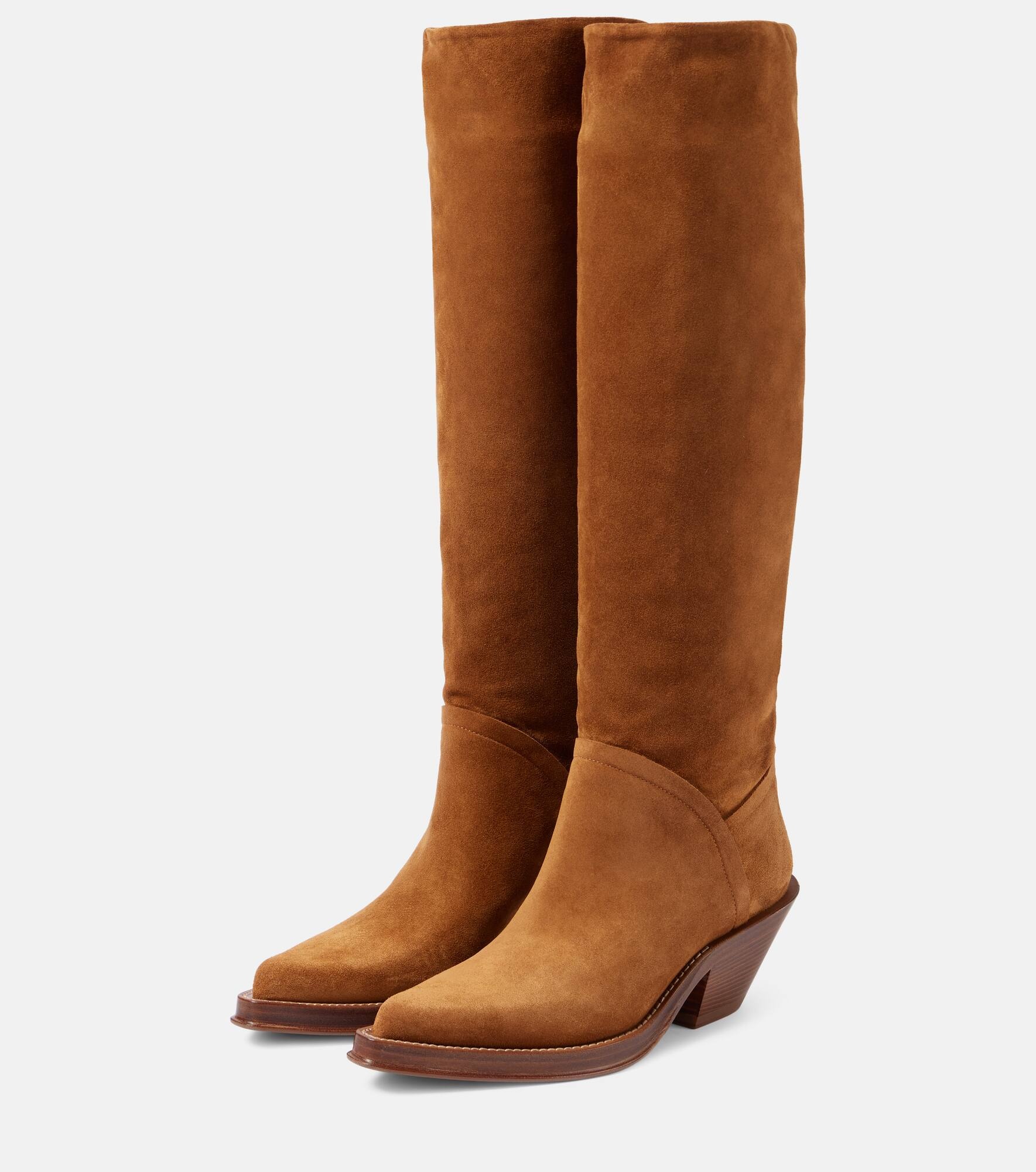 Camero suede knee-high boots - 4
