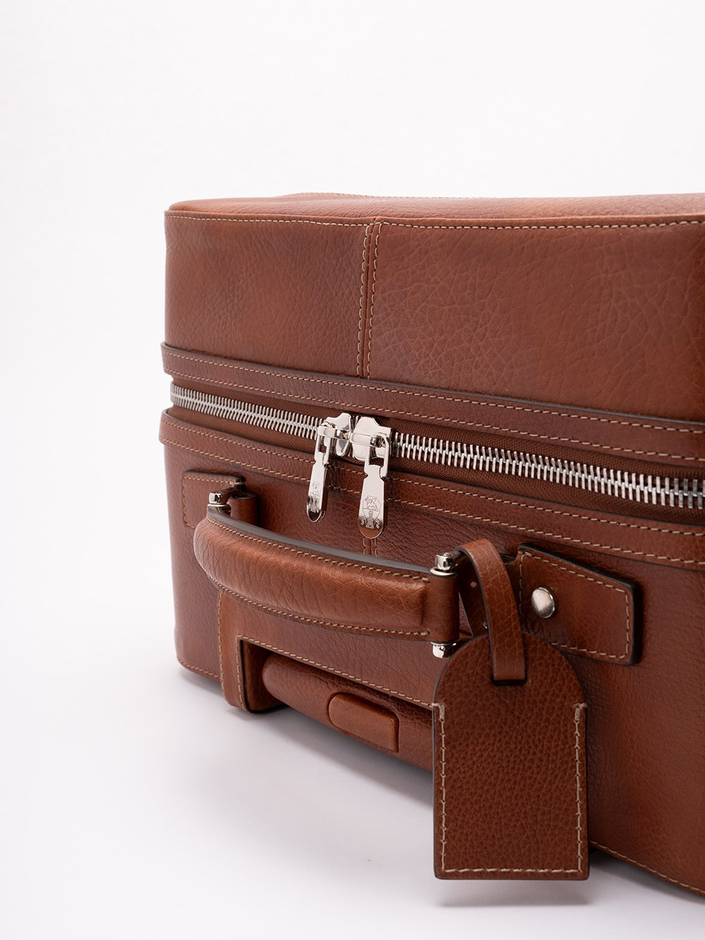 Grained Calfskin Trolley Bag - 5