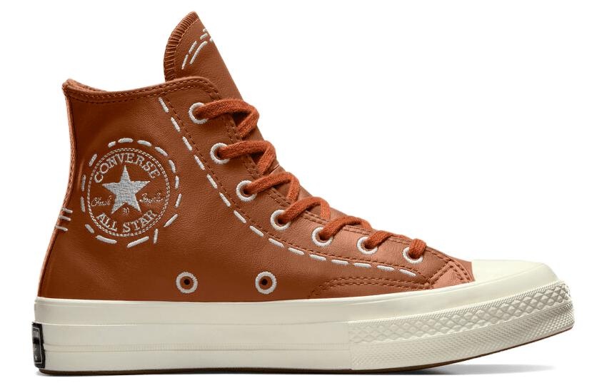 (WMNS) Converse Chuck 70 Bold Stitch High Top 'Brown' A07951C - 2