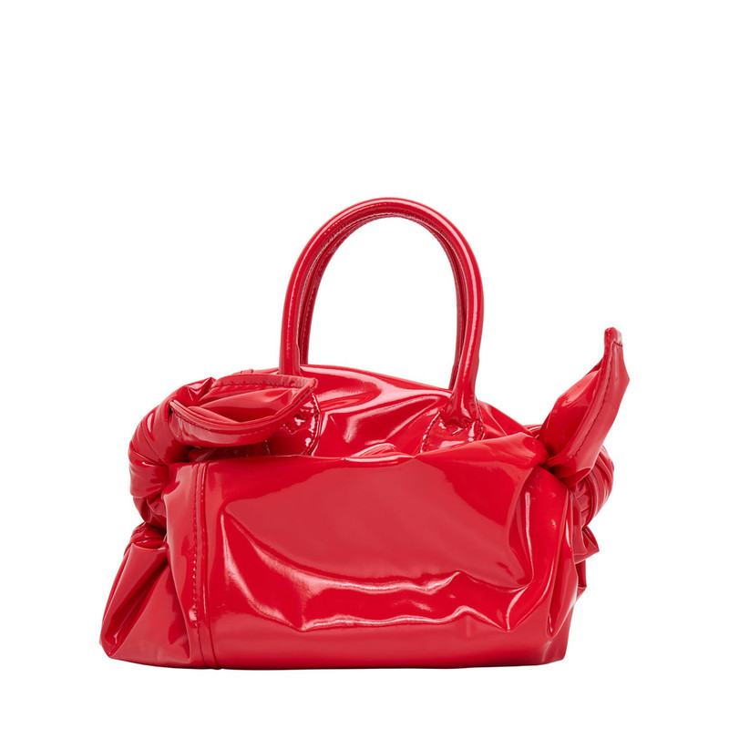 Comme des Garçons GIRL Patent Leather Ribbon Deco Bag outlook