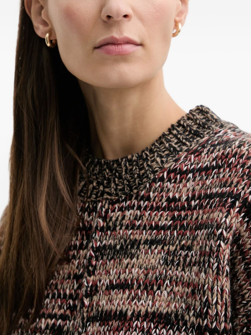 Saima crew-neck long-sleeve sweater 4