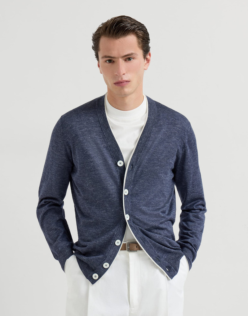 Cashmere, silk and hemp lightweight cardigan 2