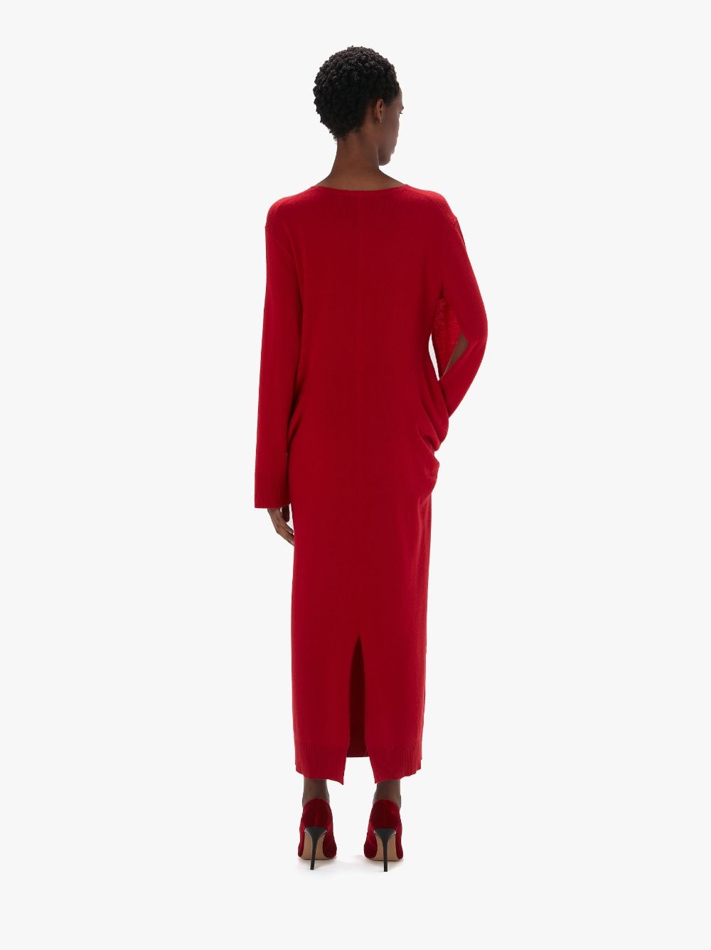 FRONT DRAPE DRESS - 3