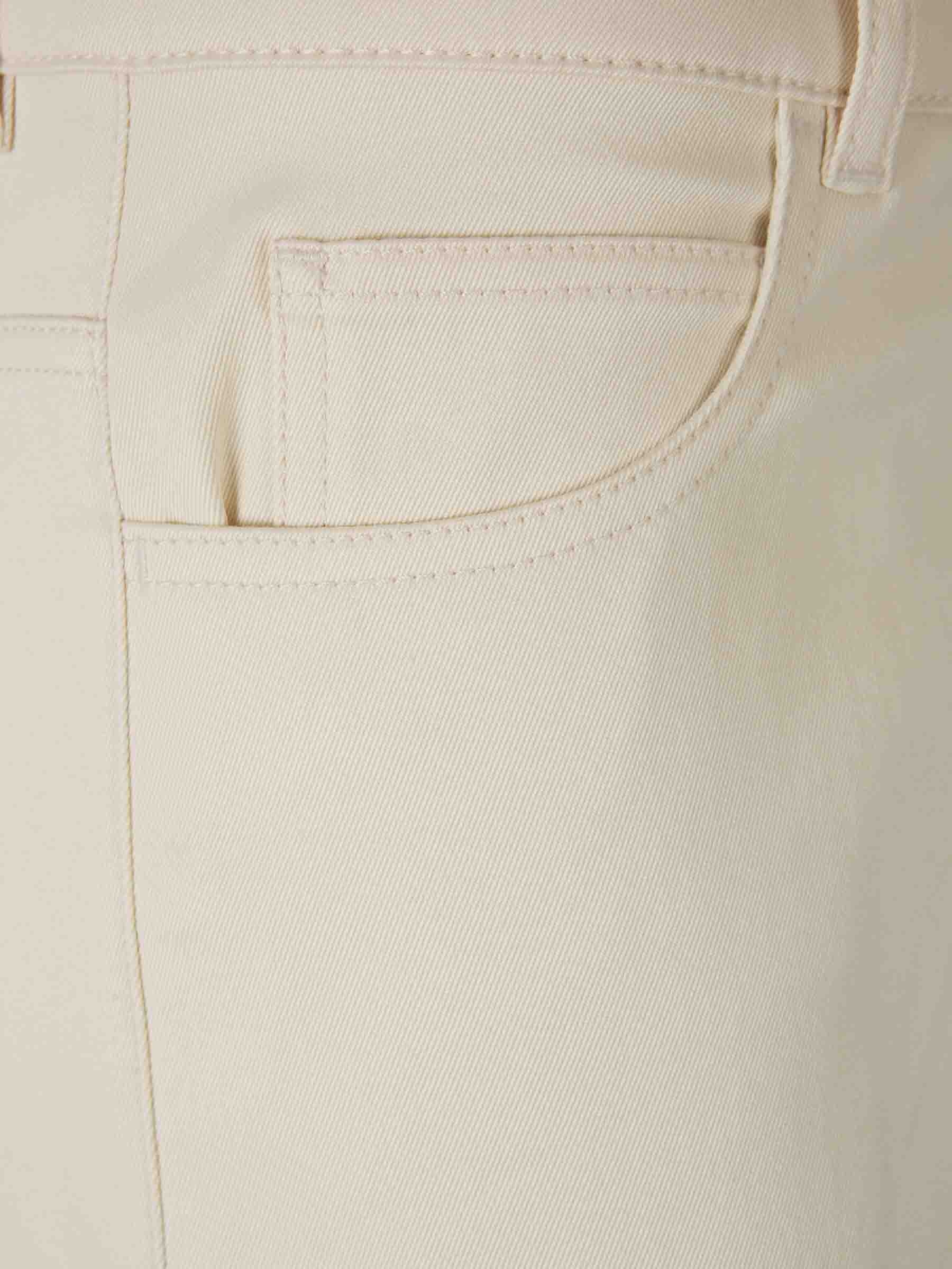 STRAIGHT GABARDINE TROUSERS - 3