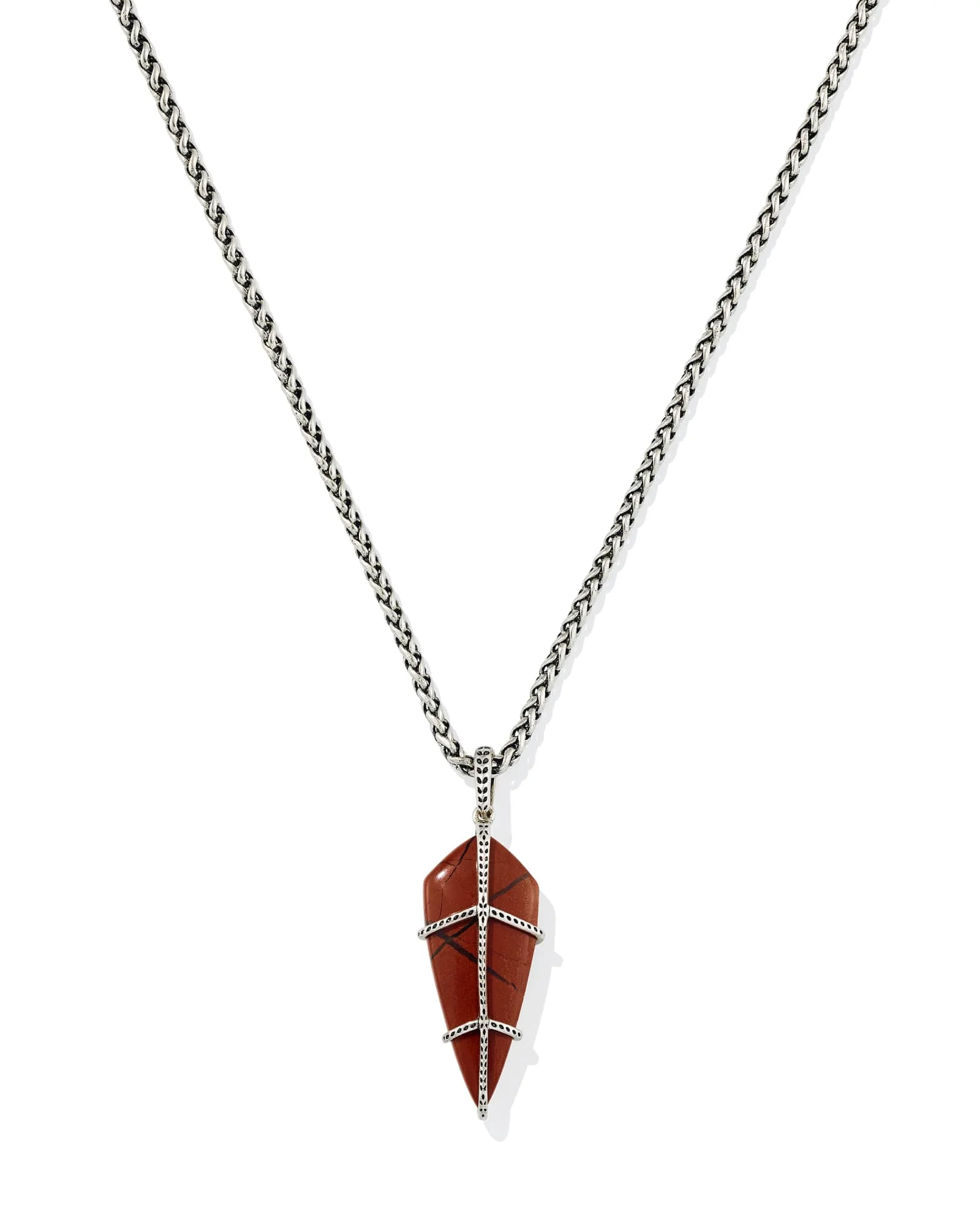Trinity Vintage Silver Short Pendant Necklace - 1