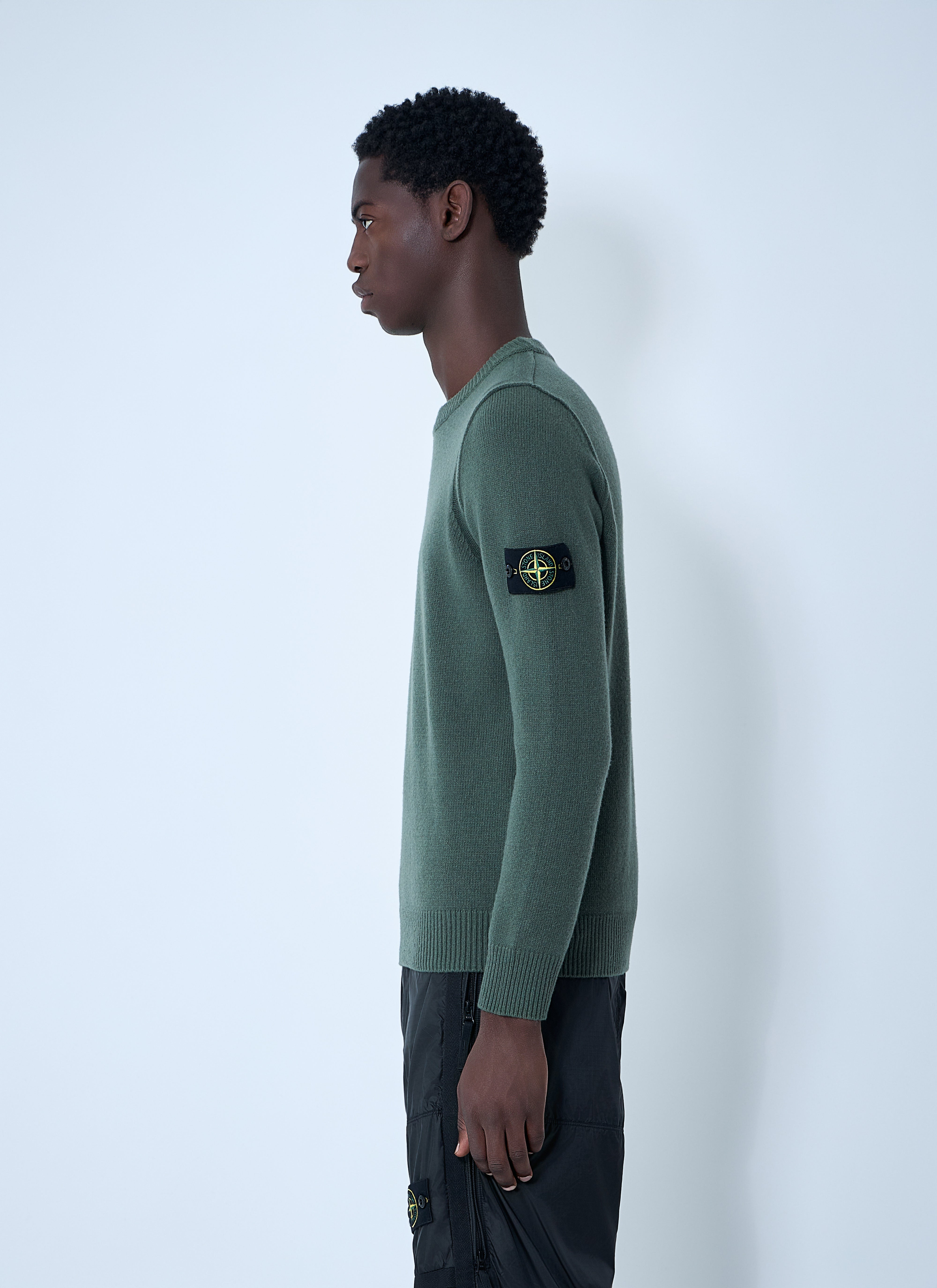 Stone Island Men Wool-Blend Sweater - 3