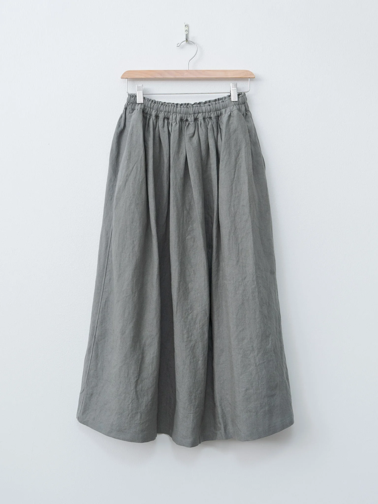Linen Skirt - Khaki - 1