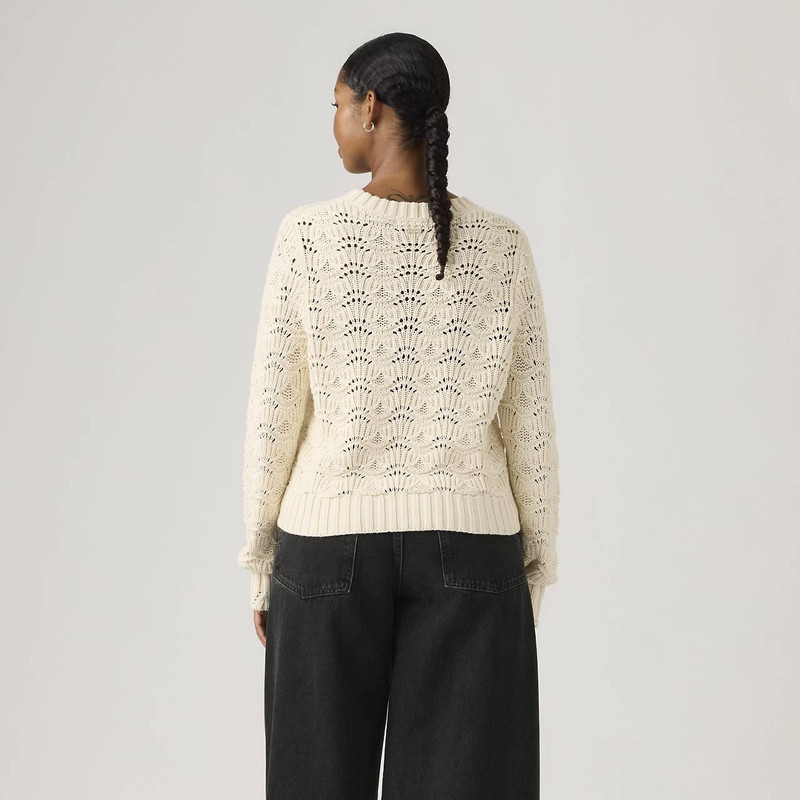 HOPE LONG-SLEEVE CROCHET PULLOVER 4