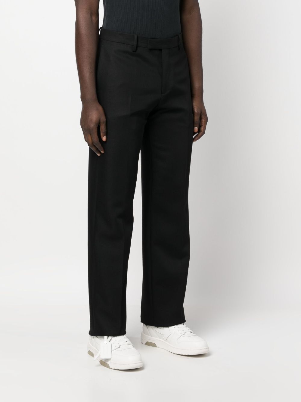 straight-leg tailored trousers - 3