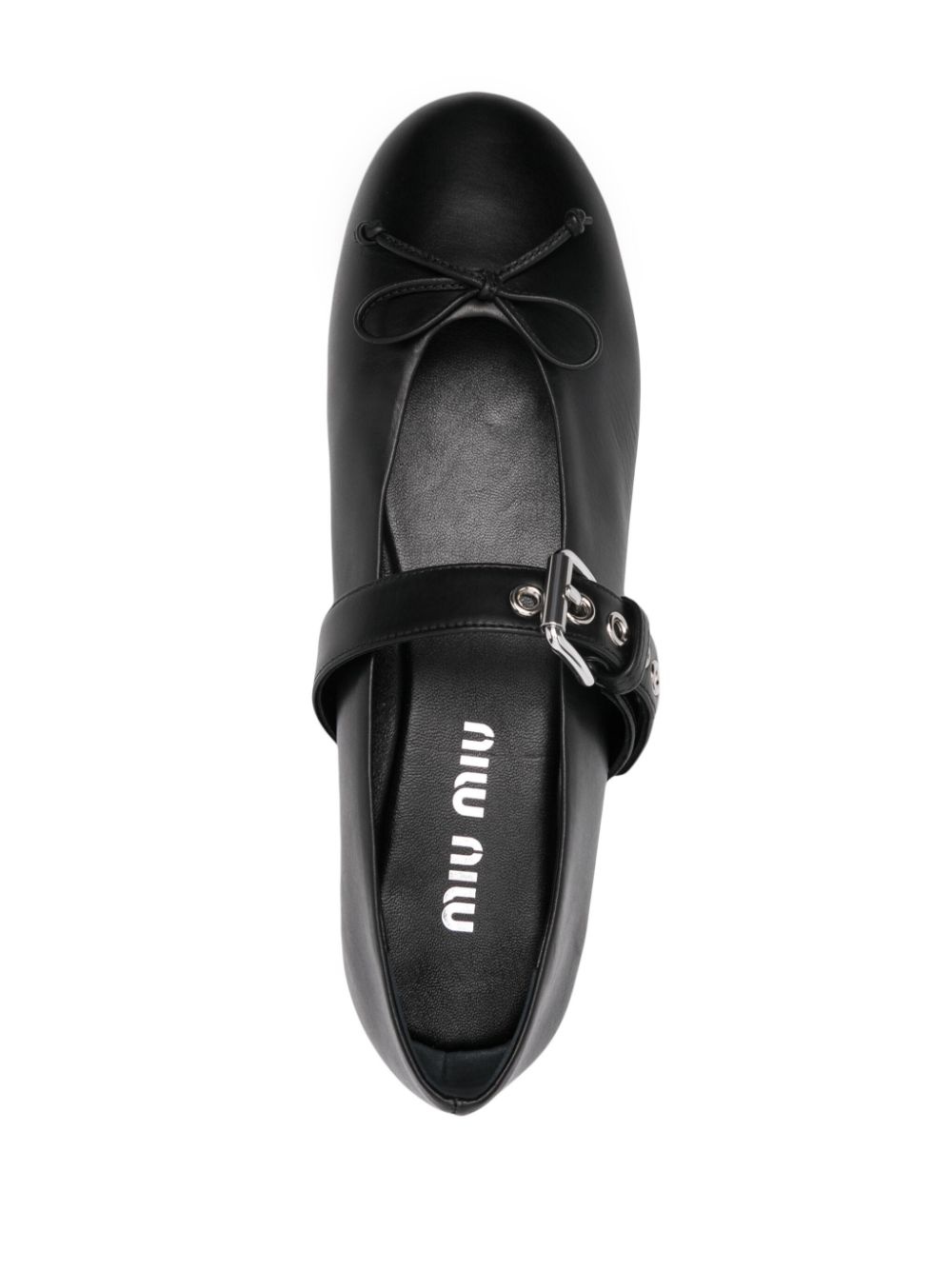 leather ballerina shoes - 4
