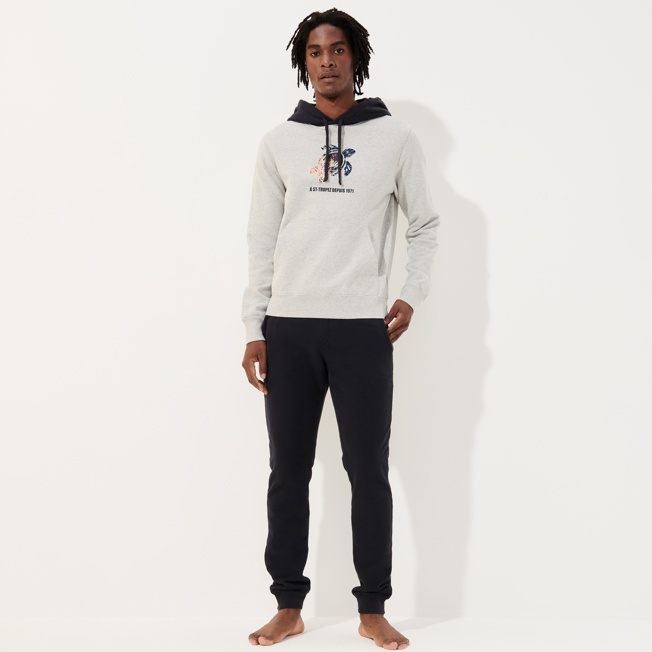 Men Joggers Cotton Pants Solid - 5