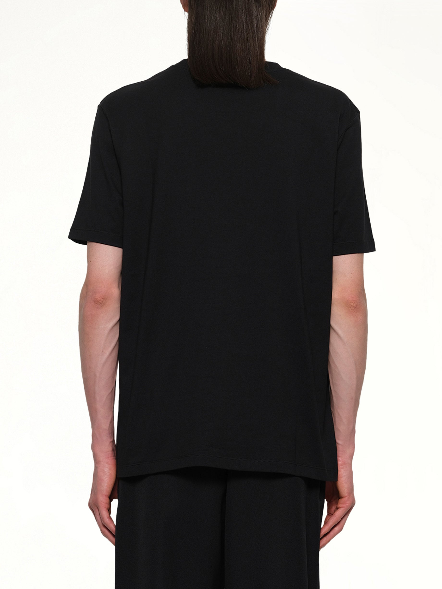 Couture Label Regular T-Shirt in Black - 5