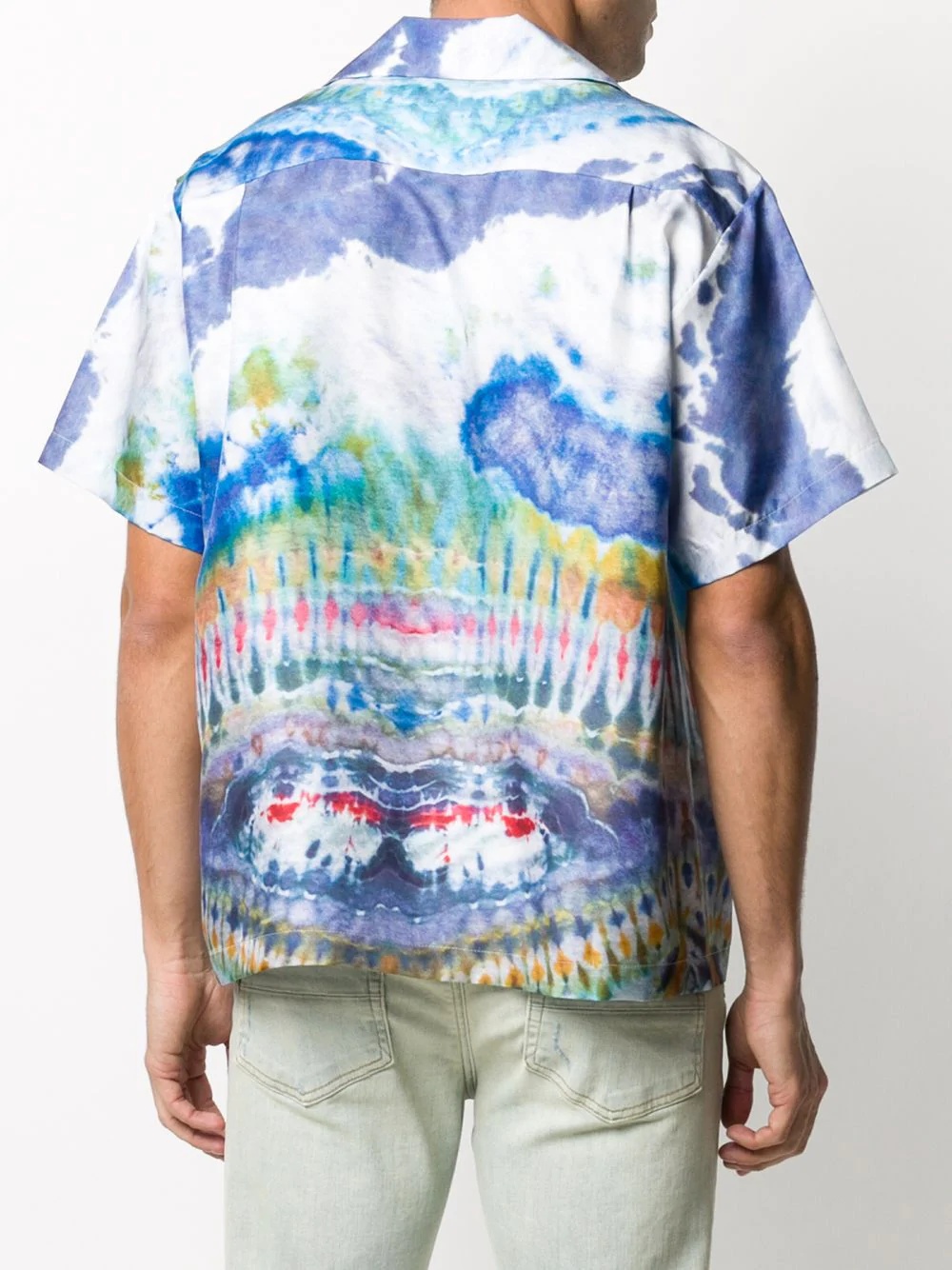 tie-dye silk shirt - 4