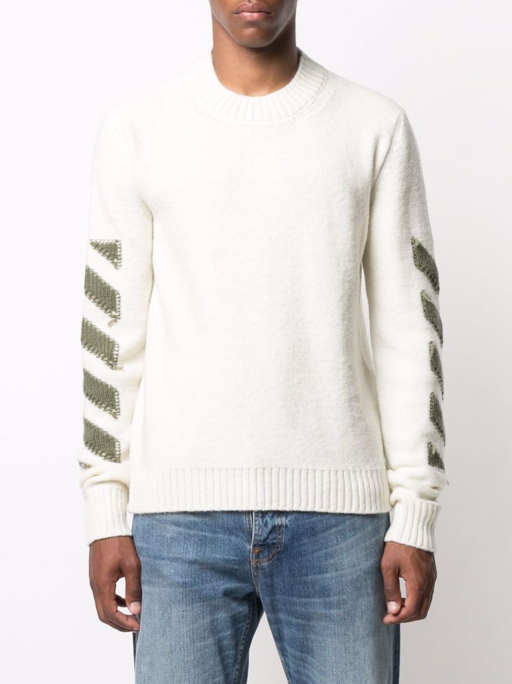 Arrows motif knitted jumper - 3