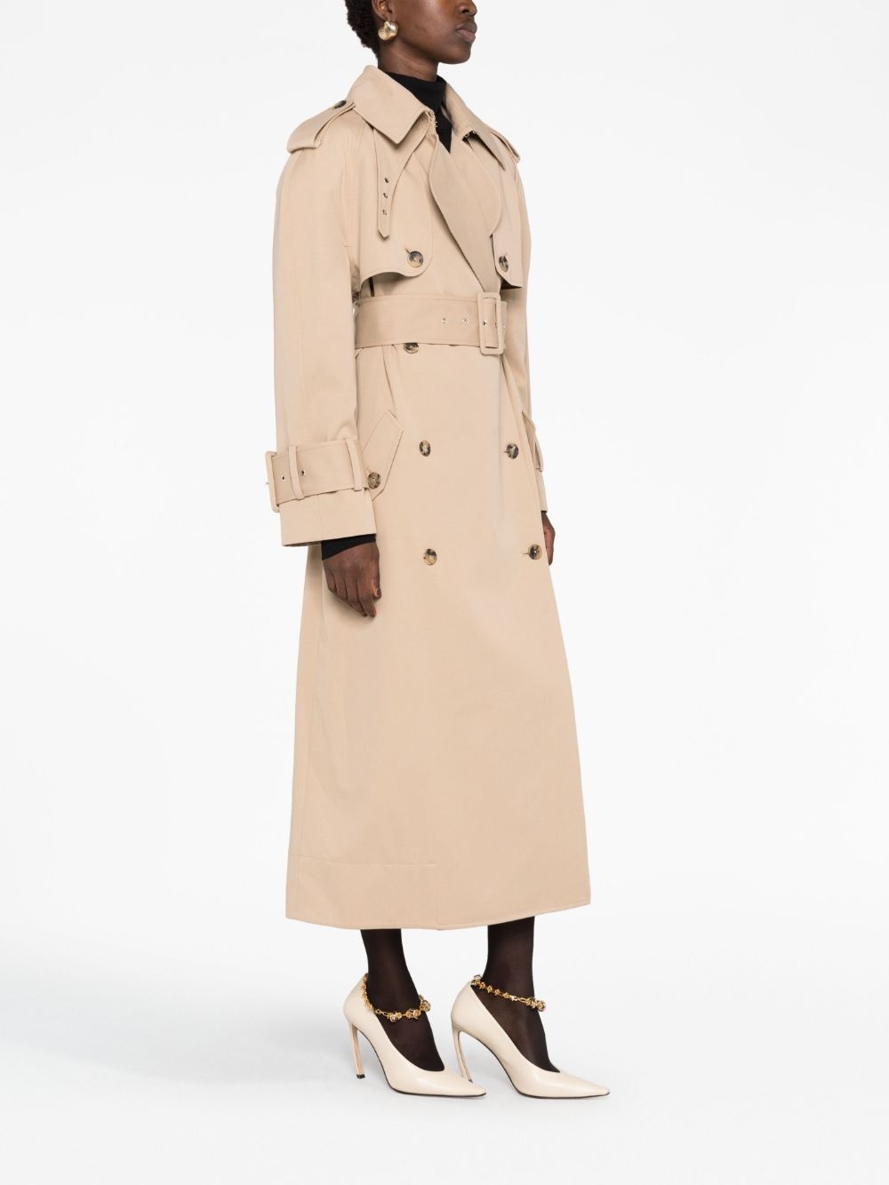 Rennie belted trench coat - 6