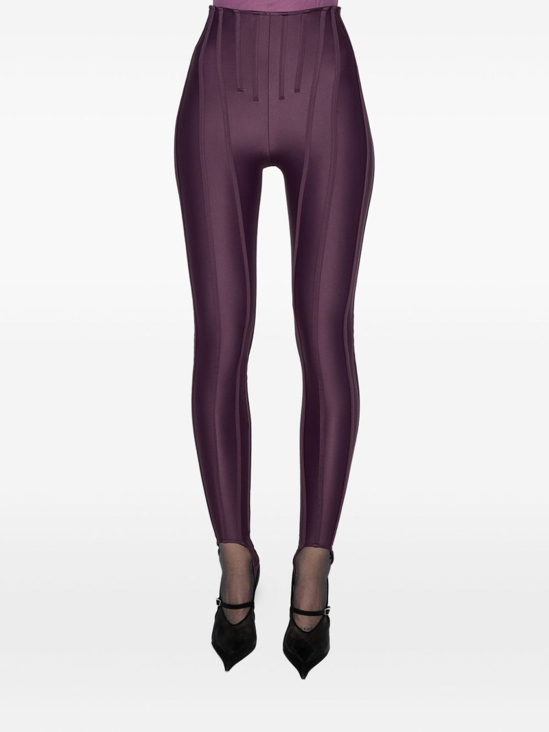 high-waist panelled leggings 1