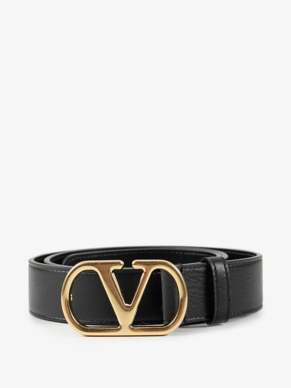 VLogo Signature leather belt - 1