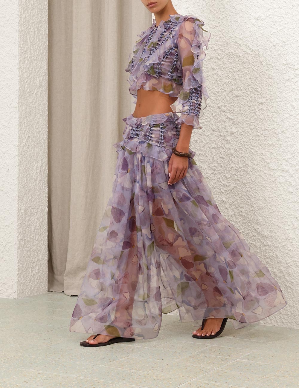 DAWNING BRAIDED MAXI SKIRT - 3