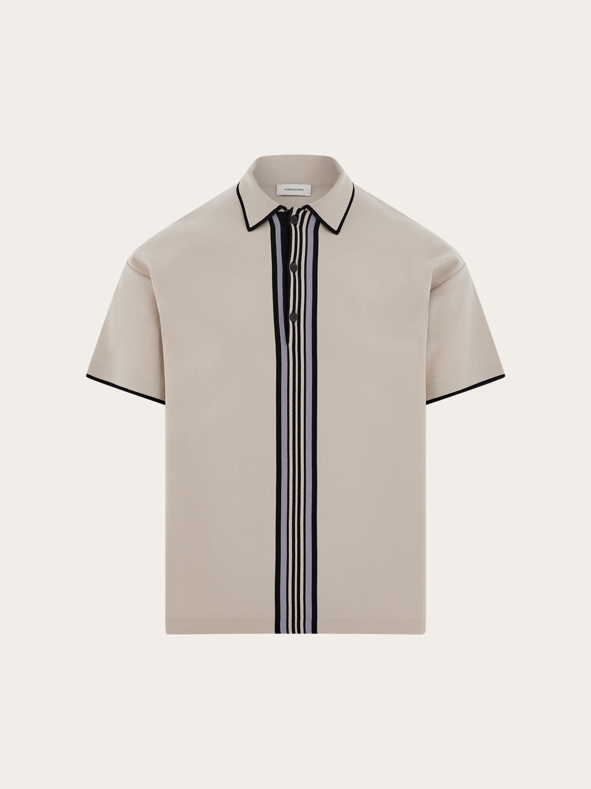Short sleeved polo shirt - 1