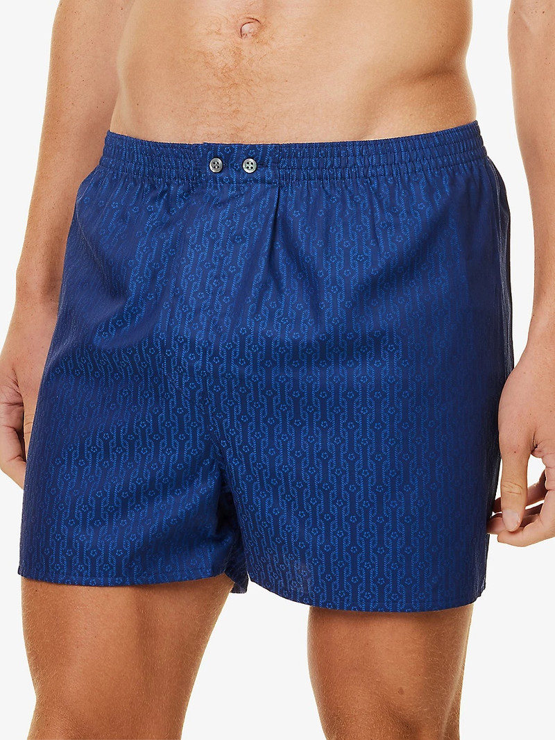 Derek Rose Paris mid-rise cotton boxer shorts outlook