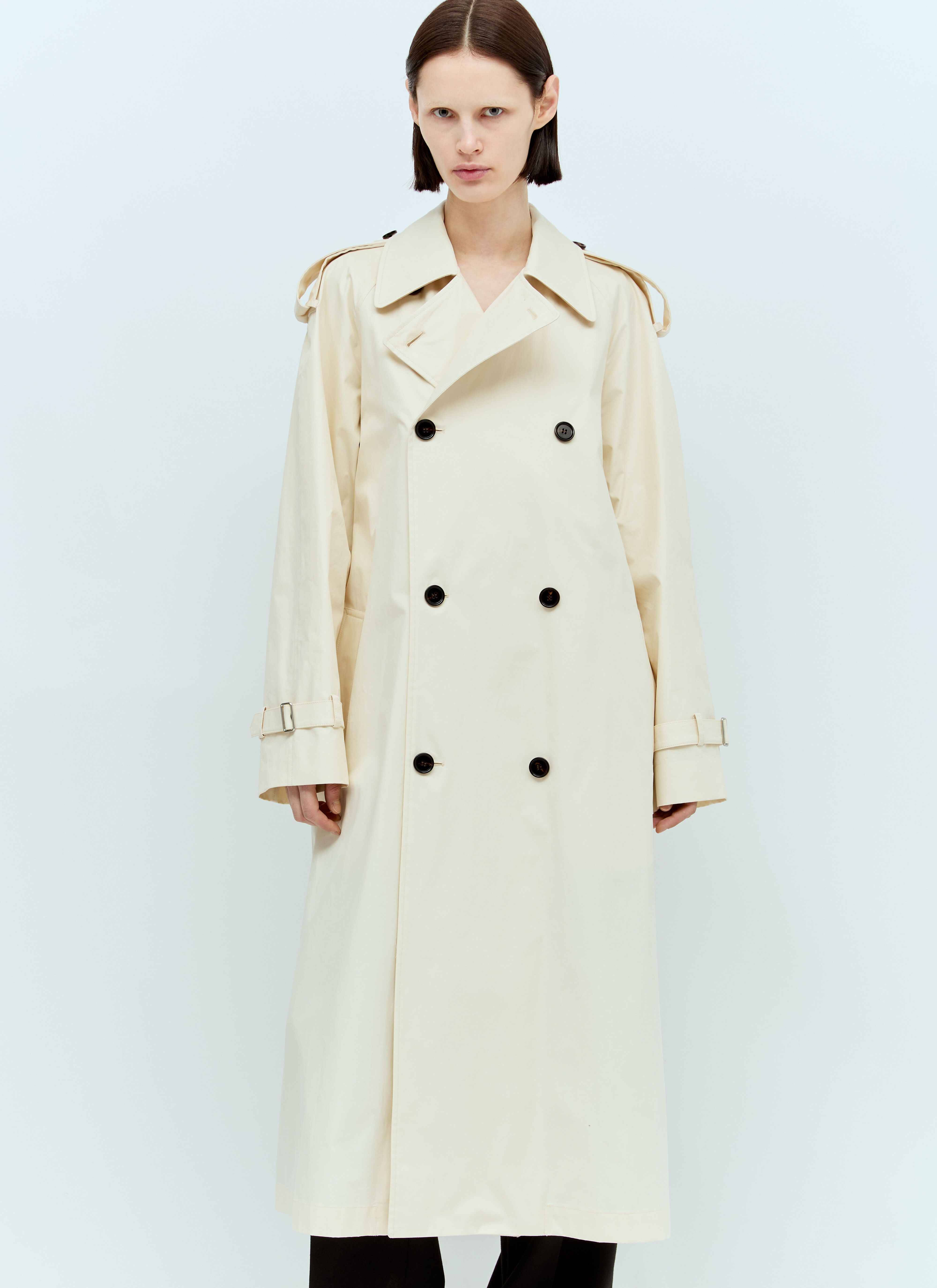 BURBERRY｜COATS (Long Gabbardine Trench Coat (8080864)) Burberry Long Gabardine Trench Coat | REVERSIBLE