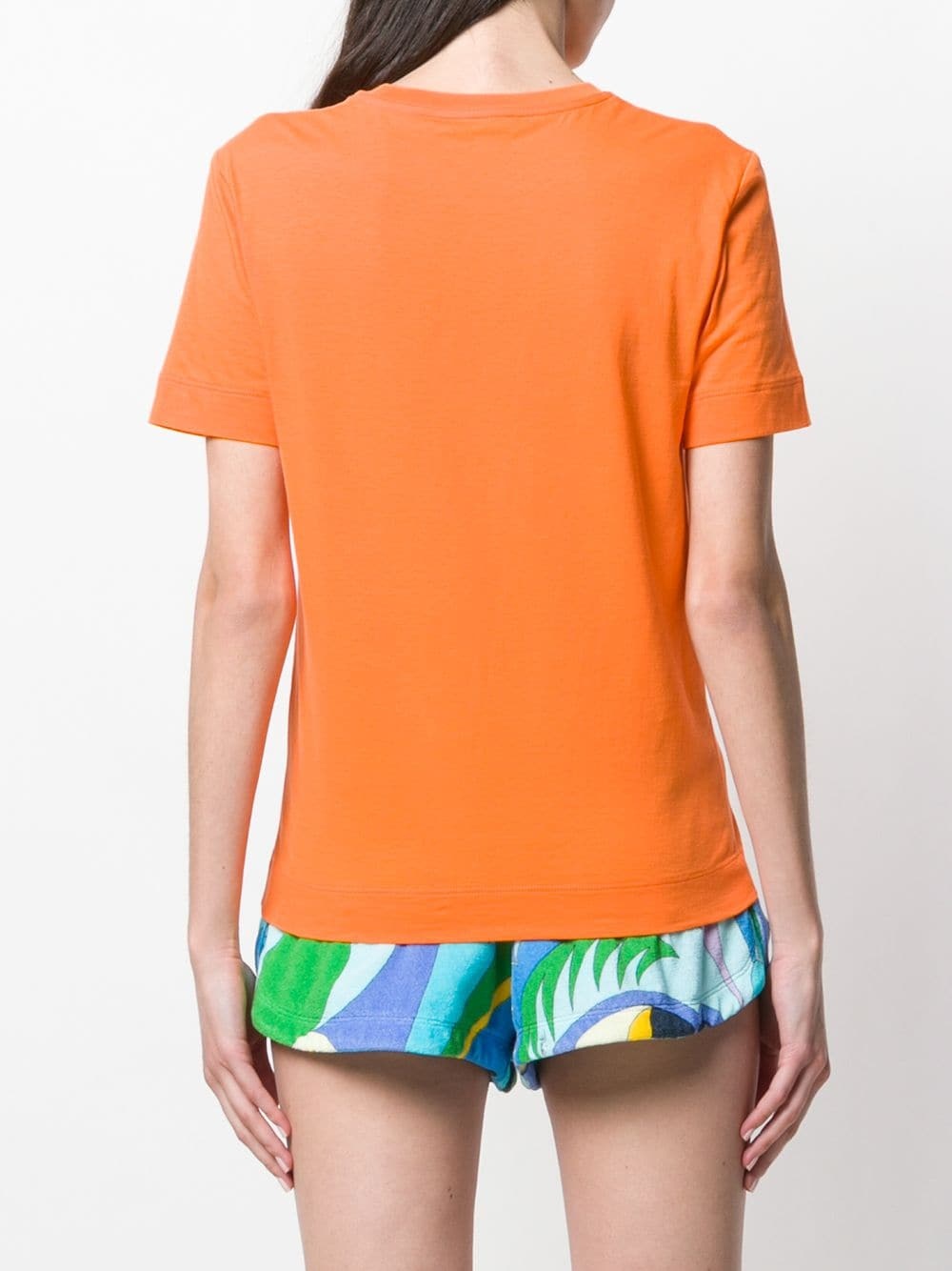 Orange Rivera Print Logo T-shirt - 4