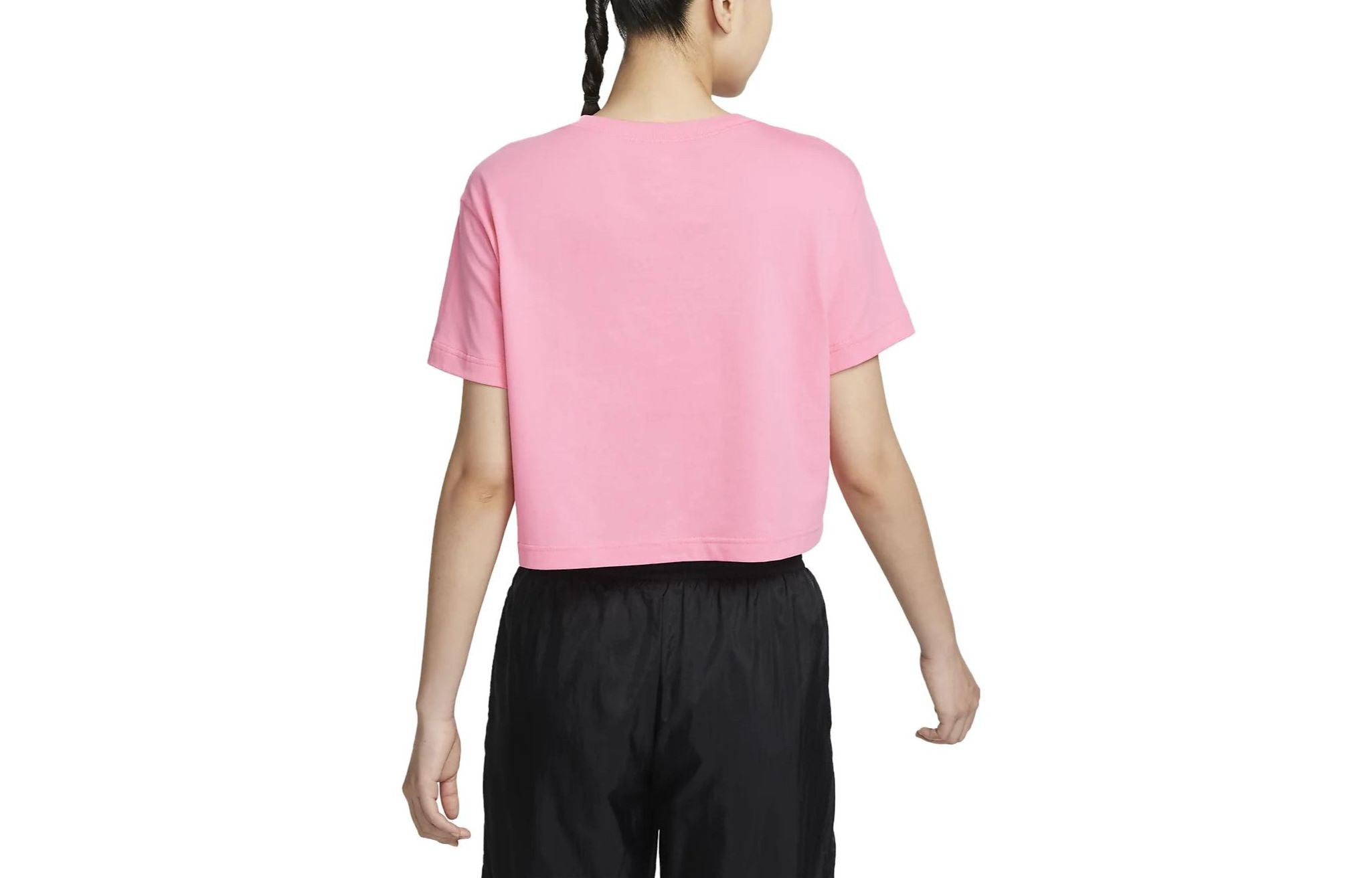 (WMNS) Nike Short Sleeve T-Shirt 'Pink' FB8110-611 - 2