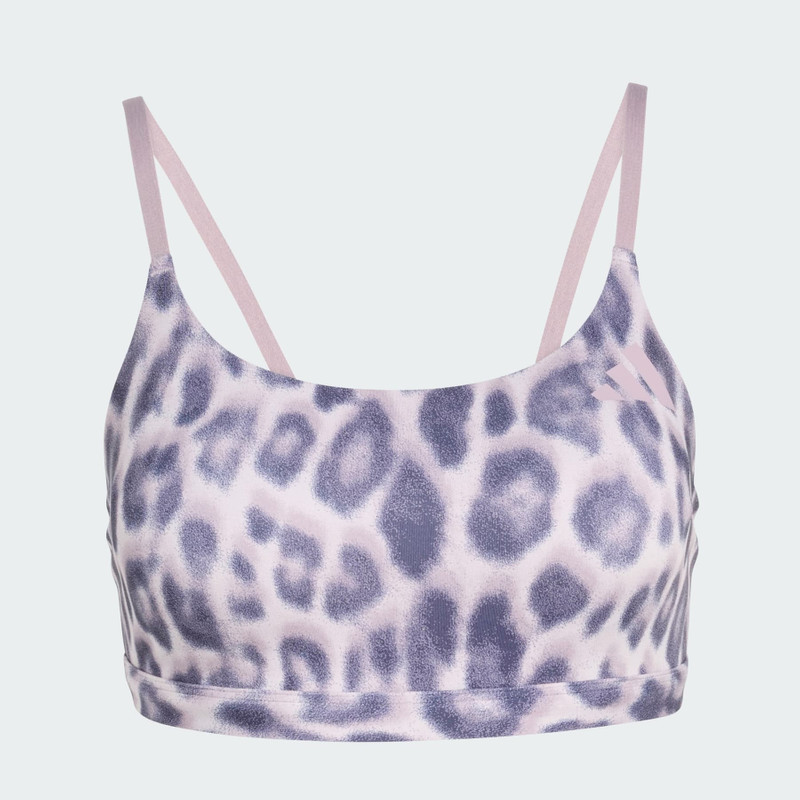 Optime Essentials Workout Leopard Light Support Bra 1