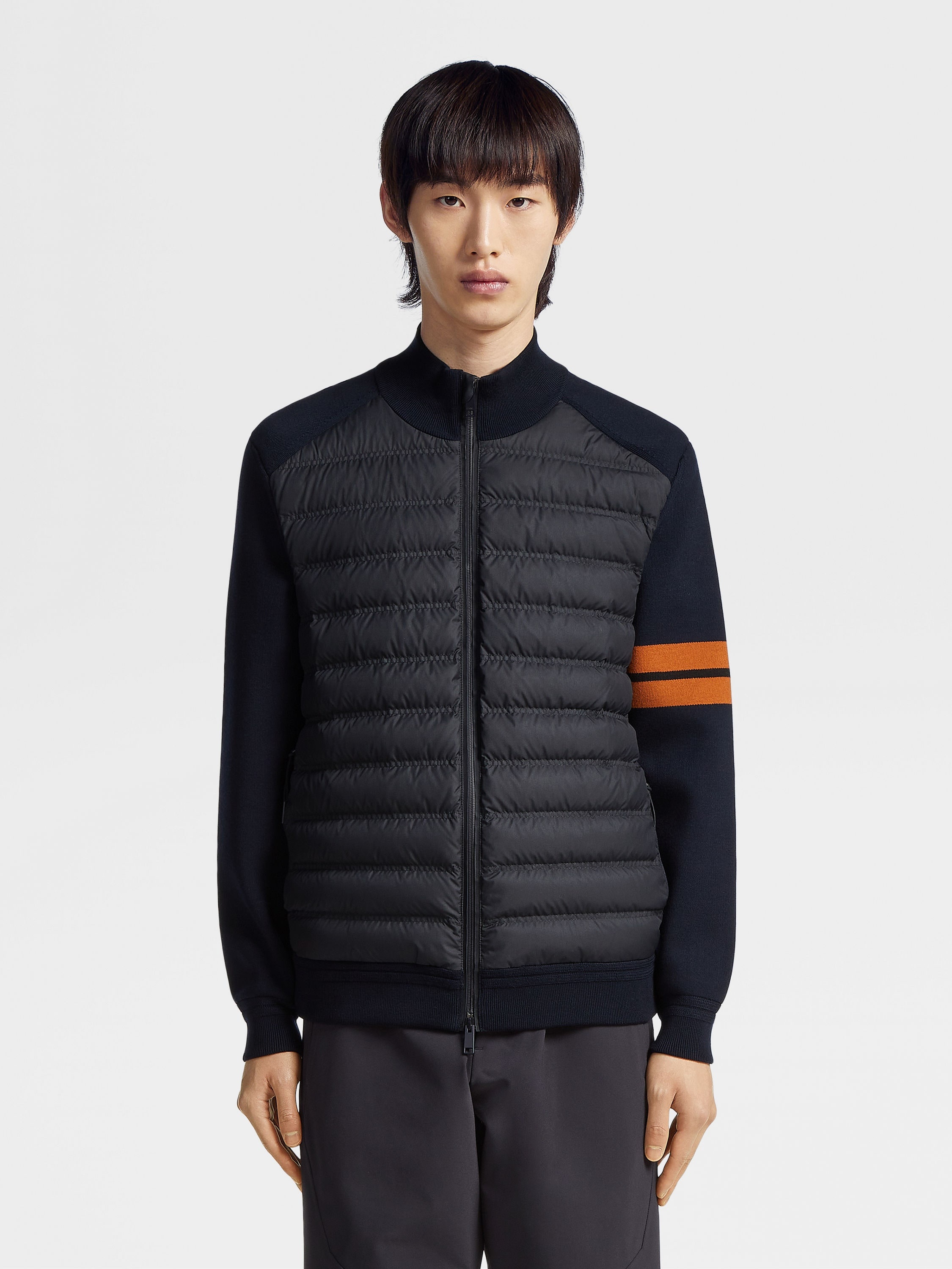 NAVY BLUE HIGH PERFORMANCE™ WOOL CARDIGAN - 2