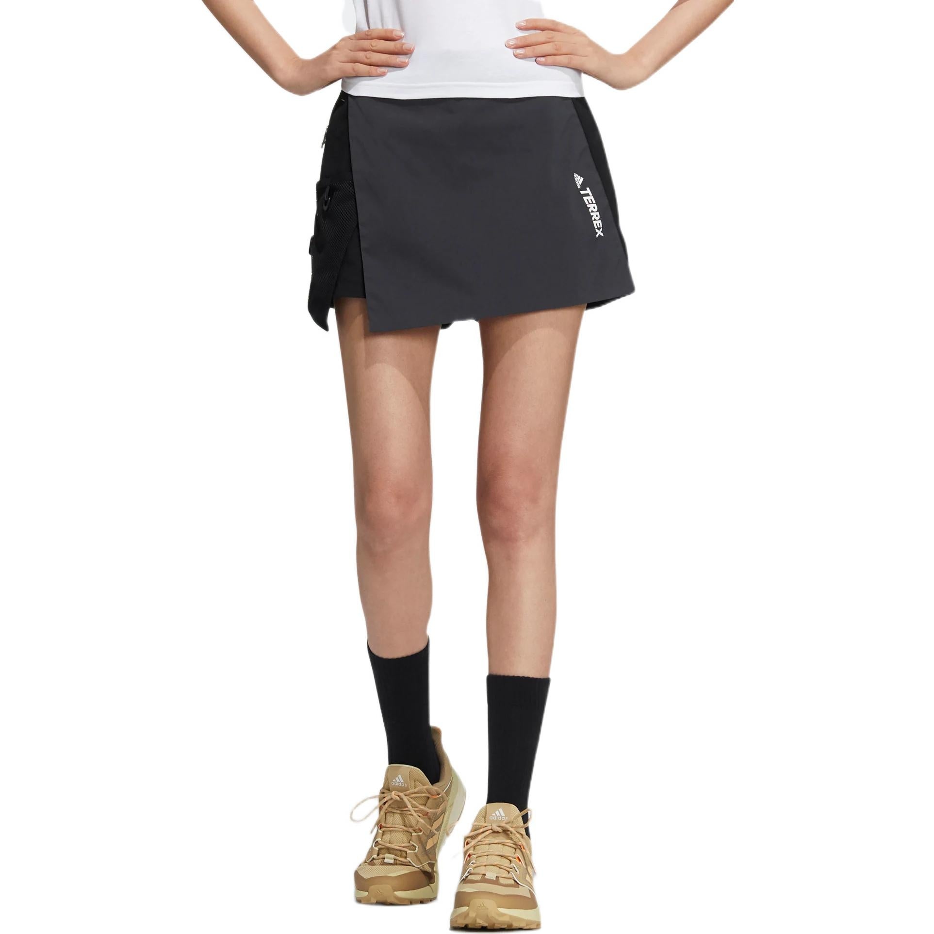 (WMNS) adidas Terrex Voyager Skort 'Black' HE5194 - 2