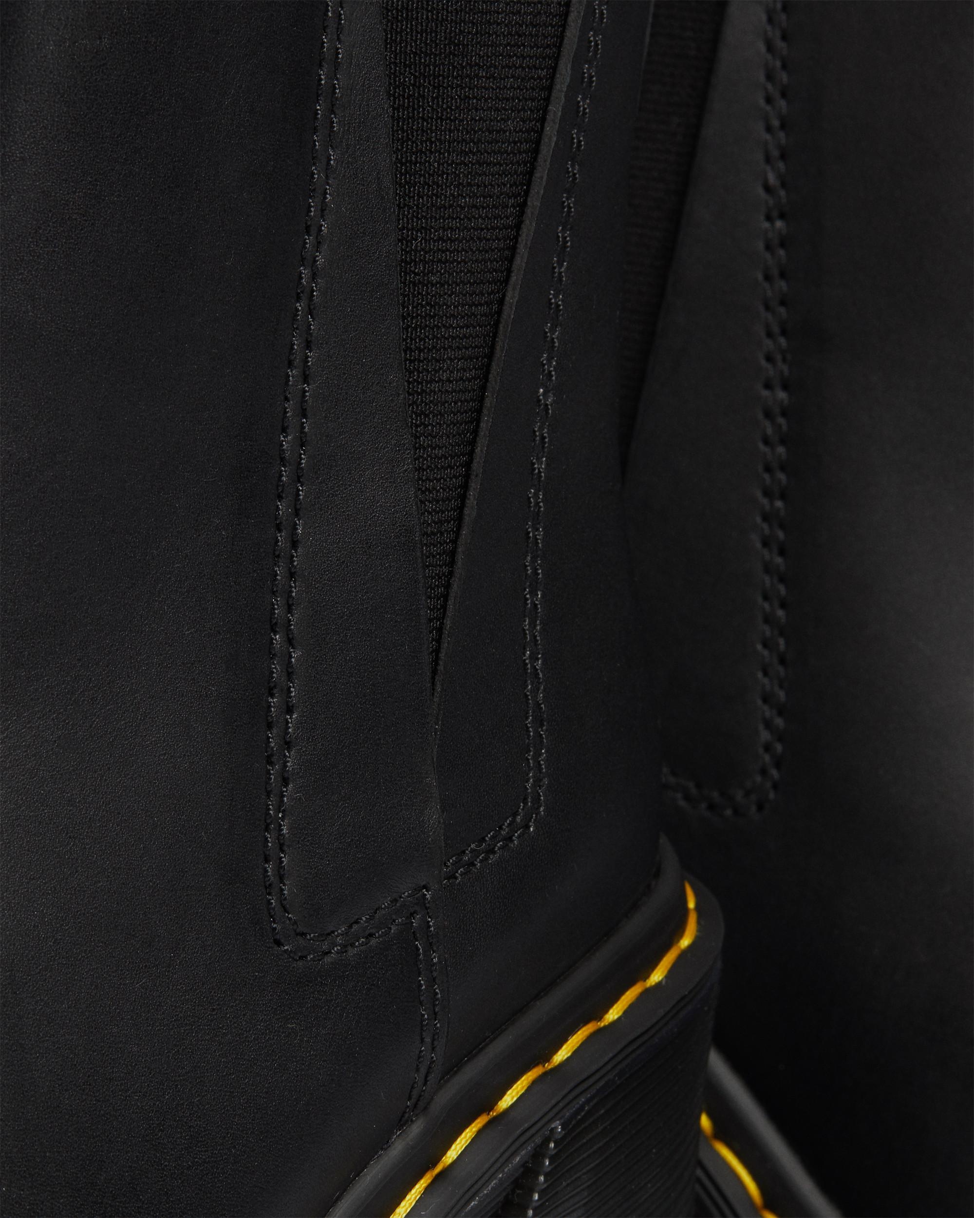 Spence Leather Flared Heel Chelsea Boots - 7