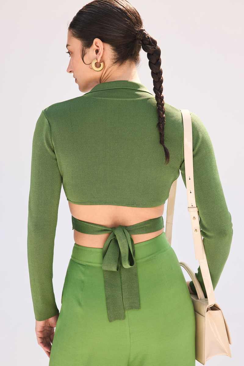 Cult Gaia TORY KNIT TOP outlook