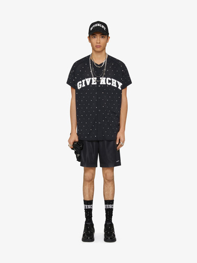 Givenchy GIVENCHY COLLEGE BASEBALL SHIRT IN MESH WITH STUDS outlook