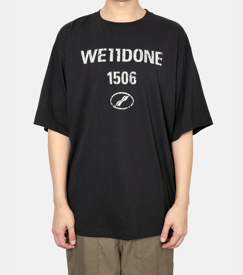 We11done VINTAGE LOGO PRINT T-SHIRT outlook