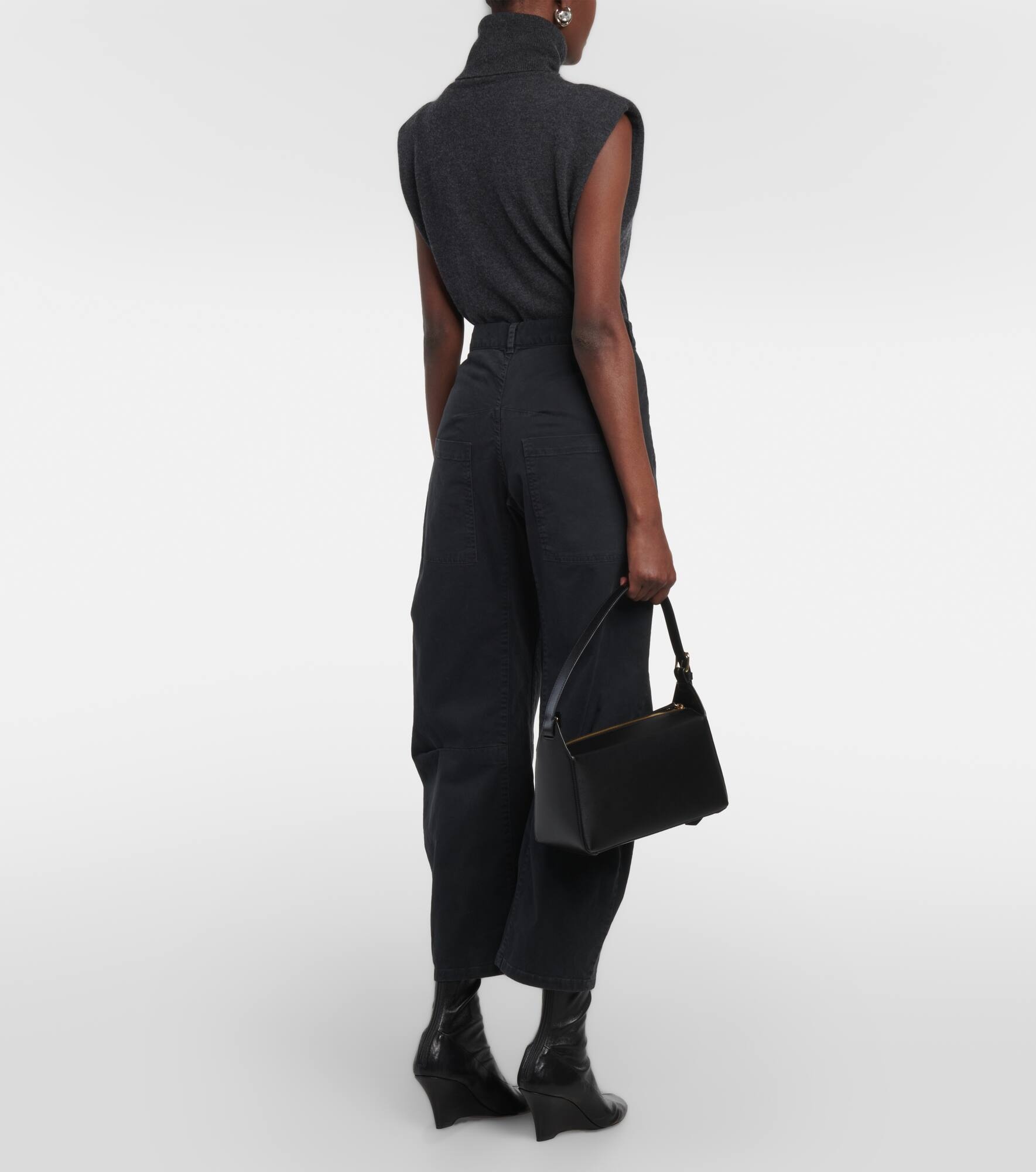 Shon cotton twill pants - 3